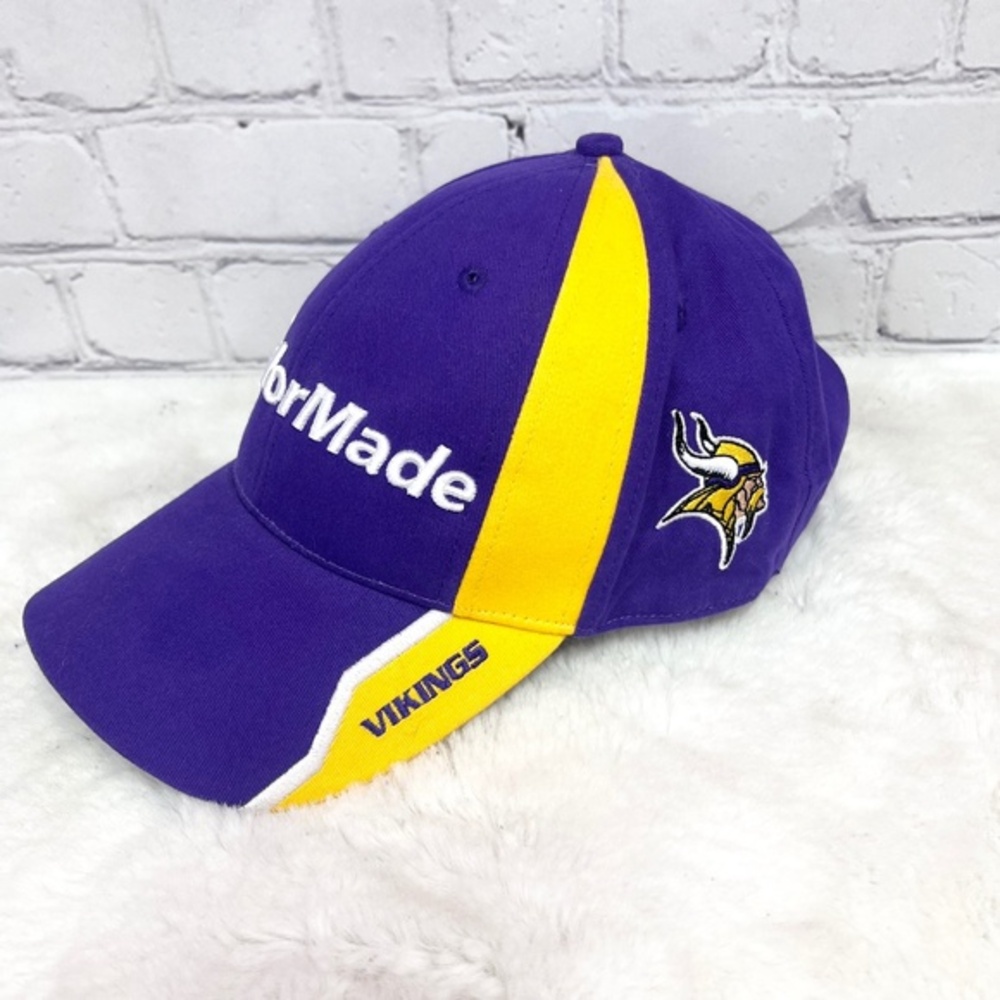 ⛳️NWOT |•TAYLOR MADE•| Minnesota Vikings TMAX Gear Hat One Size🏈